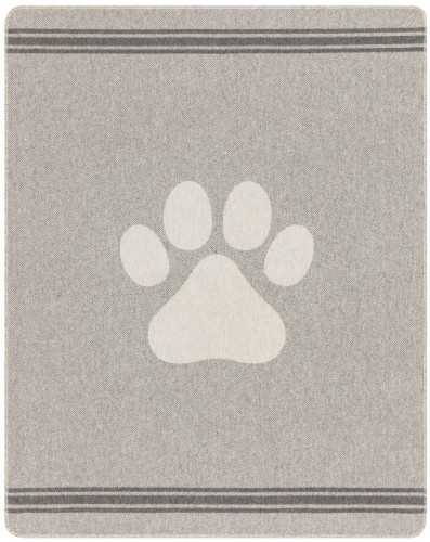 Kocyk Paw 100x140 grey