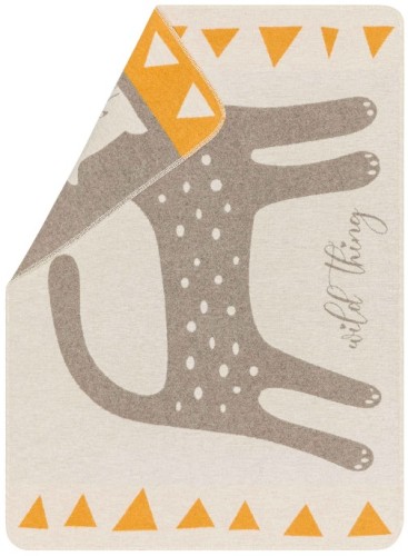 Kocyk dla kotka Wild Things 70x90 offwhite