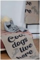 Kocyk dla pieska Cool Dogs Live here 70x90