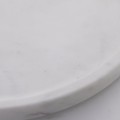 Taca marmurowa Ellia tray Ø25 cm. white Lene Bjerre