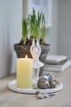 Taca marmurowa Ellia tray Ø25 cm. white Lene Bjerre