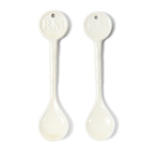 Łyżeczki Portofino Spoons  Riviera Maison White  2szt 