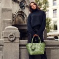 Torba na zakupy Paris Shopper  Handed By laurel green