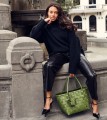Torba na zakupy Paris Shopper  Handed By laurel green