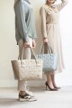 Torba na zakupy Paris Shopper  Handed By sage green