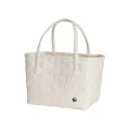 Torba na zakupy Paris Shopper  Handed By pearl white S