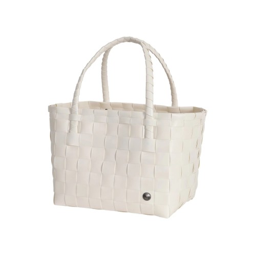Torba na zakupy Paris Shopper  Handed By pearl white S