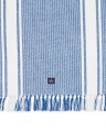 Podkładka Striped organic cotton placemat with fringes, white/blue Lexington  40x50