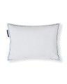 Poduszka Whale organic cotton  pillow, white/blue  Lexington  30x40