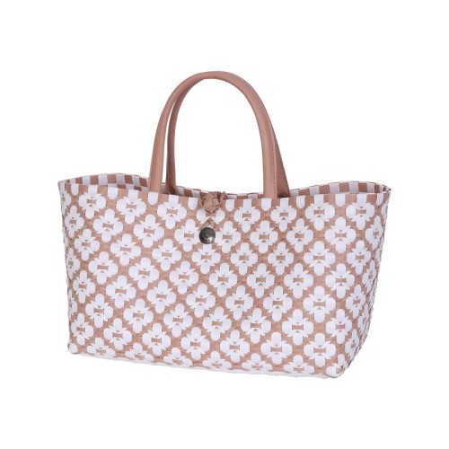 Torba na zakupy Mini Motif Bag Handed By  blush with white  S 