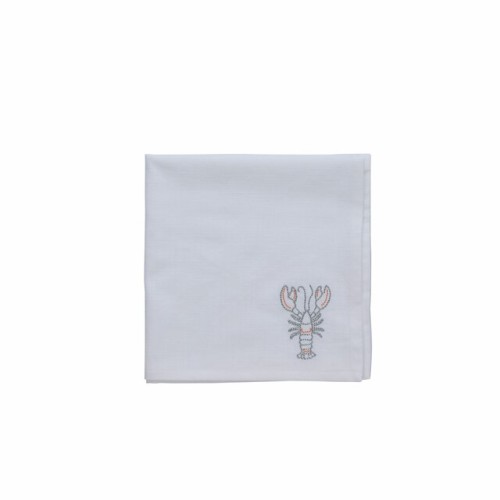 Serwetka Nerina napkin 45x45 cm. white Lene Bjerre lobster