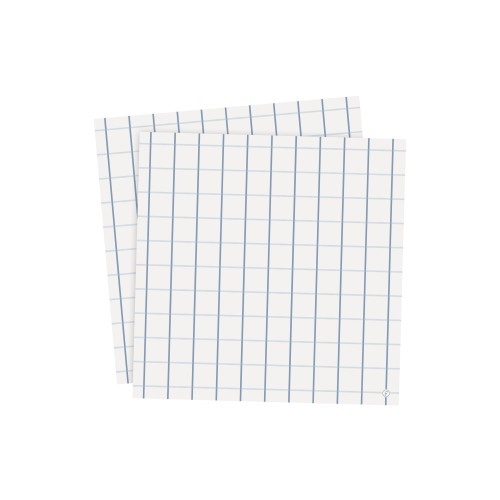 Papierowe serwetki  Ernst squares white/lightblue