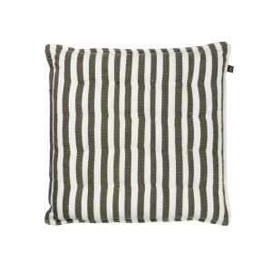 Poduszka /siedzisko Seat cushion 40x40 sage/white stripes  Ernst