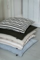 Poduszka /siedzisko Seat cushion 40x40 sage/white stripes  Ernst