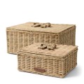 Pojemnik rattanowy Bow Storage Box M Riviera Maison