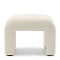 Puf Brera Stool Simply White Riviera Maison