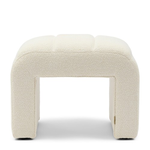 Puf Brera Stool  Simply White Riviera Maison     