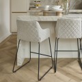 Krzesło barowe Frisco Drive Counter Stool FabFlax  Riviera Maison