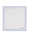 Serwetka Linen/cotton napkin with embroidery, white/blue  Lexington