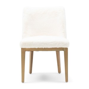 Krzesło Whistler DC Faux Fur Snow  Riviera Maison  