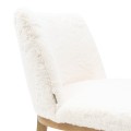 Krzesło Whistler DC Faux Fur Snow  Riviera Maison