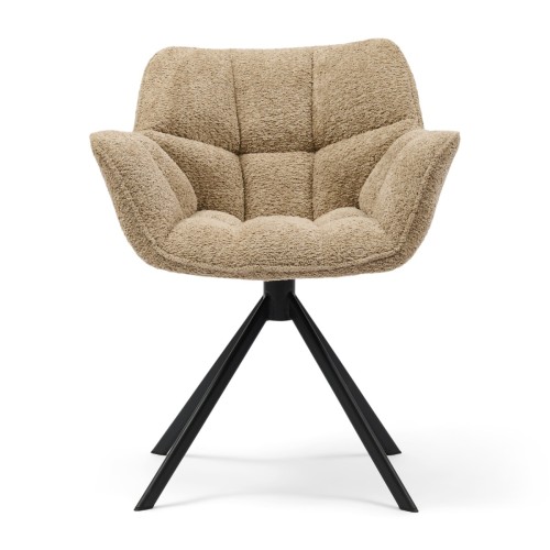 Krzesło Carnaby DAC Turn Leg Soft Walnut Riviera Maison 
