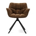 Krzesło Carnaby DAC Turn Leg Umber Brown Riviera Maison
