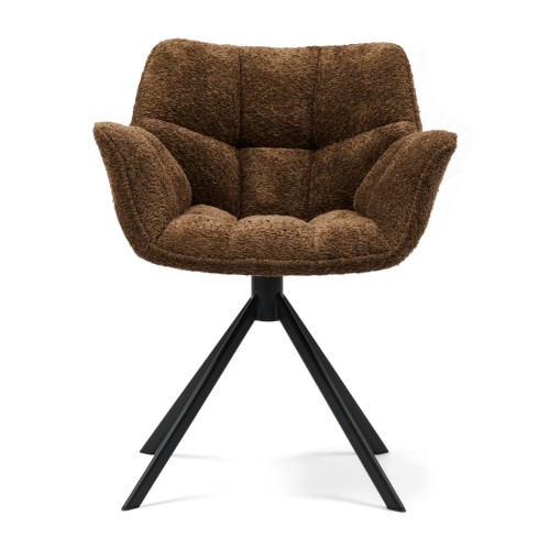 Krzesło Carnaby DAC Turn Leg Umber Brown Riviera Maison 