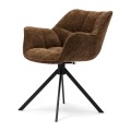 Krzesło Carnaby DAC Turn Leg Umber Brown Riviera Maison