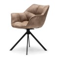 Krzesło Carnaby DAC Turn Leg Pel Camel Riviera Maison