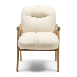 Krzesło Castello Dining Armchair Two-Tone Weave Naturel  Riviera Maison  
