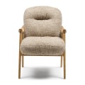 Krzesło Castello Dining Armchair Two-Tone Weave Light Brown  Riviera Maison