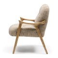 Krzesło Castello Dining Armchair Two-Tone Weave Light Brown  Riviera Maison