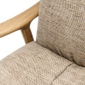 Krzesło Castello Dining Armchair Two-Tone Weave Light Brown  Riviera Maison