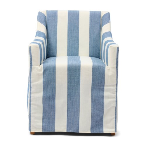 Krzesło  Firenze DAC w Loose CVR FrenBlueStr  Riviera Maison
