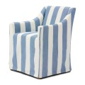 Krzesło  Firenze DAC w Loose CVR FrenBlueStr  Riviera Maison