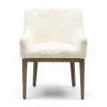Krzesło Whistler DAC Faux Fur Snow  Riviera Maison