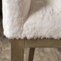 Krzesło Whistler DAC Faux Fur Snow  Riviera Maison