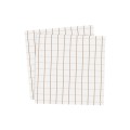 Papierowe serwetki  Ernst squares white/carmel