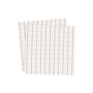 Papierowe serwetki  Ernst squares white/carmel