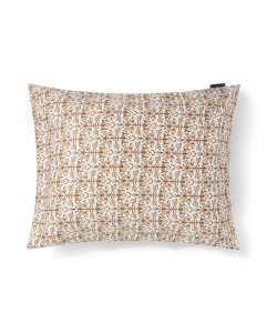 Poszewka Ornament cotton sateen pillowcase, white/fudge Lexington 50x70