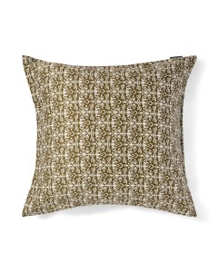 Poszewka Ornament cotton sateen pillowcase, olive/white Lexington 40x40