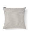 Poszewka Striped cotton percale  olive/white Lexington 40x40