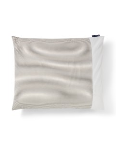 Poszewka Striped cotton percale  olive/white Lexington 50x70