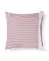 Poszewka Striped cotton percale pillowcase, fig/white Lexington 40x40