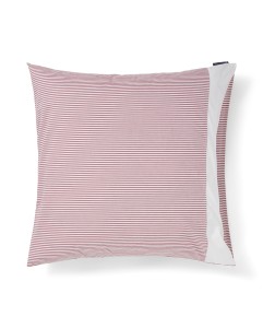 Poszewka Striped cotton percale pillowcase, fig/white Lexington 40x40