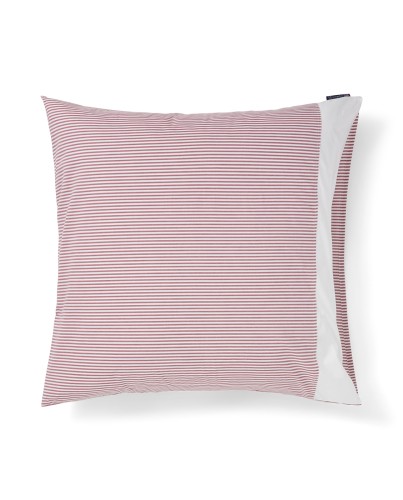 Poszewka Striped cotton percale pillowcase, fig/white Lexington 40x40