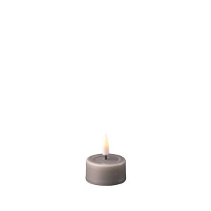 Świeca Szara Tealight LED D:  4,1x 4,5cm  2szt.   