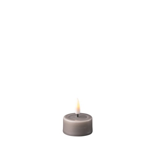 Świeca Szara Tealight LED D:  4,1x 4,5cm  2szt.   