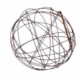 Dekoracja  kula Bauble Wire Rust Lauvring  D 30cm